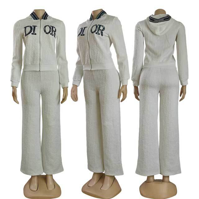Fashion Embossing Fall Tracksuit Set