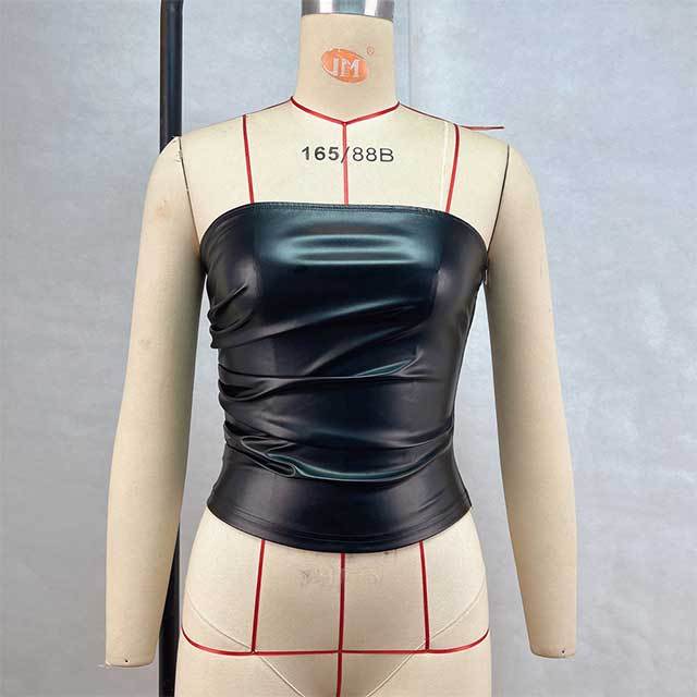 Leather Tube Top