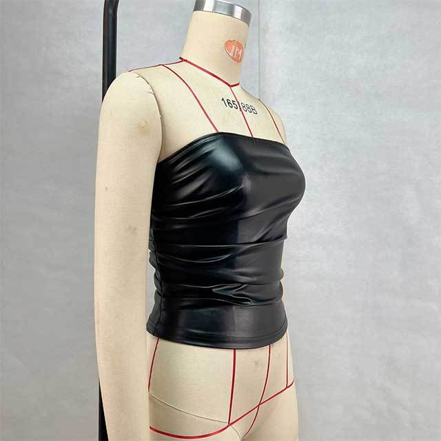 Leather Tube Top