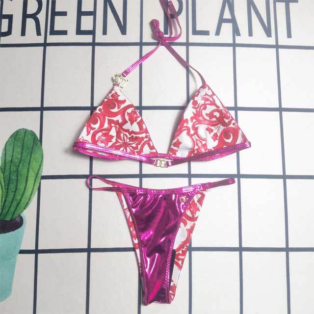 Metallic Sexy Bikini Set