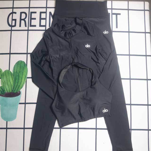 Letter Print Skinny 3 Piece Tracksuit Set