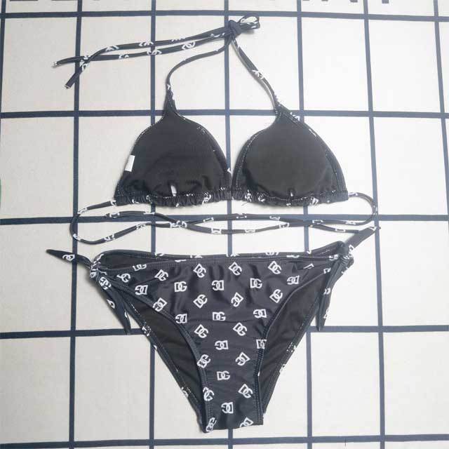 Letter Print Sexy Bikini Set