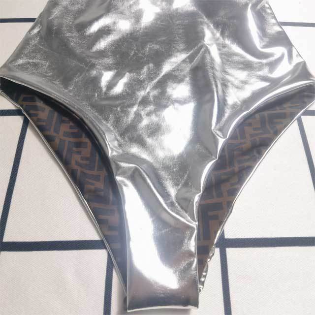 Metallic Backless Sexy One Piece