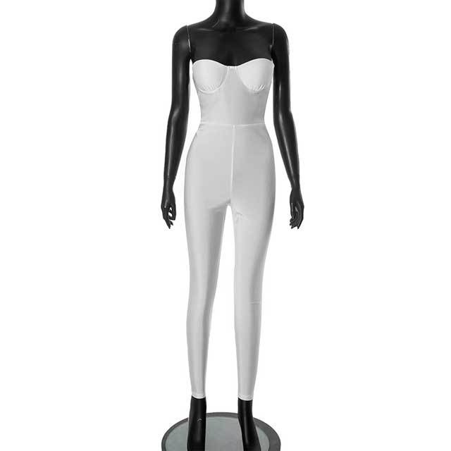 Strapless Backless Jumpsuit