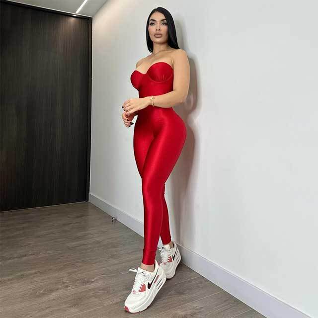 Strapless Backless Jumpsuit