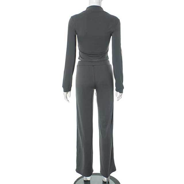 Color Block Jogging Pant Set