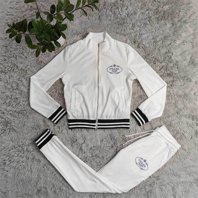 Embroidery Long Sleeve Casual Jogging Suit