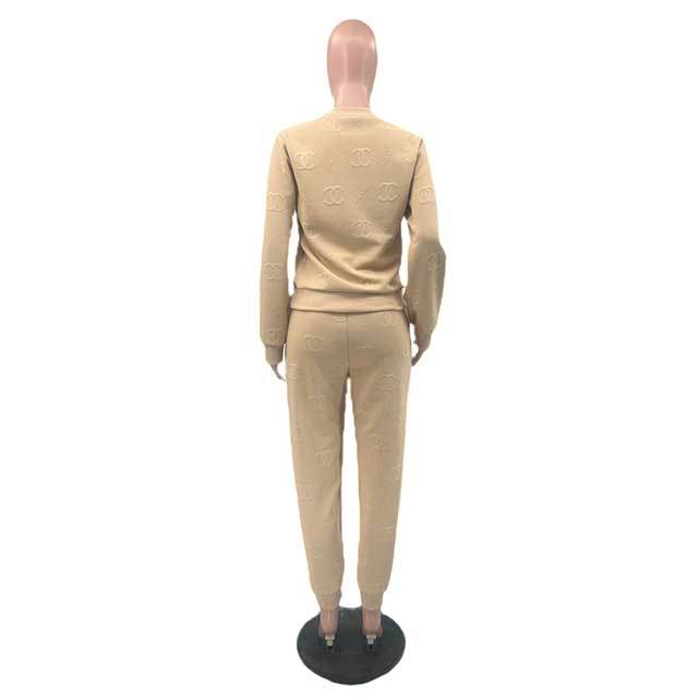 Elegant Luxury Fashion Jogging Pant Set