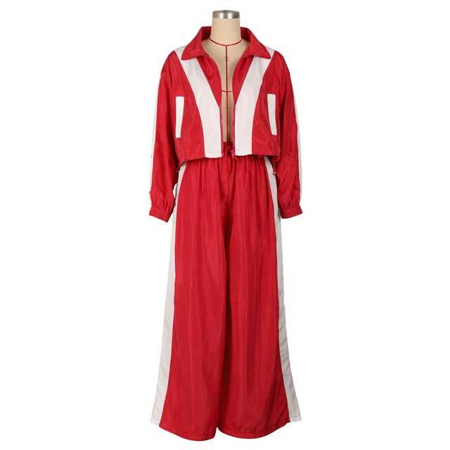 Color Block Casual Jogging Suit