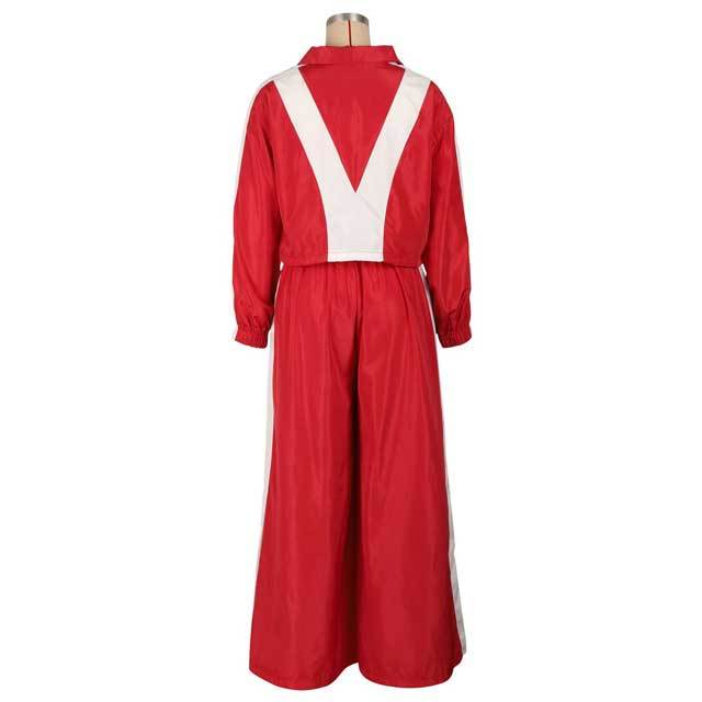 Color Block Casual Jogging Suit