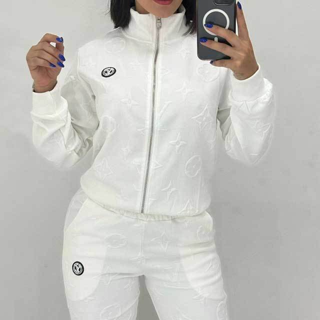 Embossing Fashion Fall Jogging Pant Set