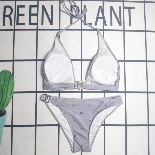 Metal Logo Sexy Bikini Set