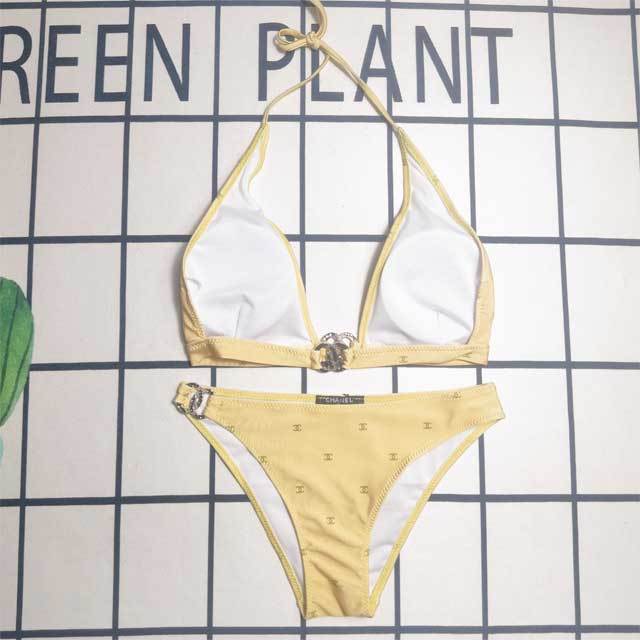 Metal Logo Sexy Bikini Set