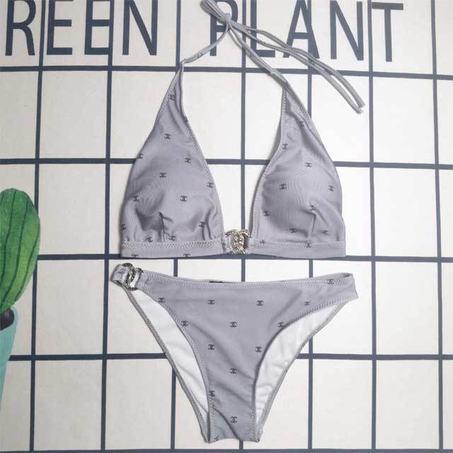 Metal Logo Sexy Bikini Set