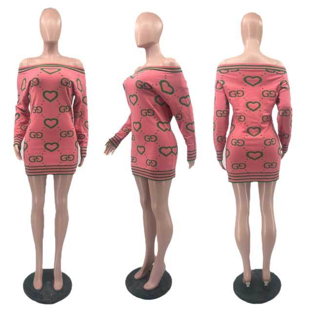 Off Shoulder Sweater Dress