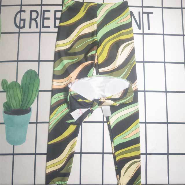 Printed Tube Top Skinny Jogging Suit