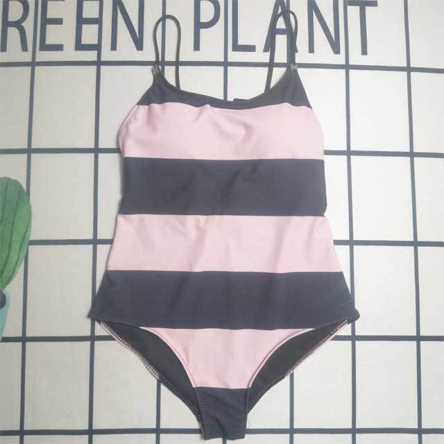 Striped Cami One Piece Swimsuit