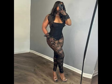 Lace See Through Cami Jumpsuit