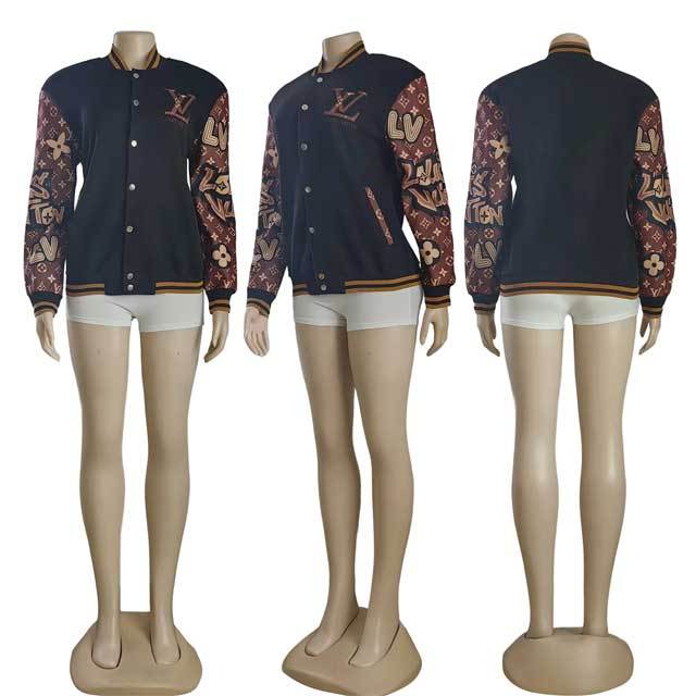 Embroidery Casual Baseball Jacket