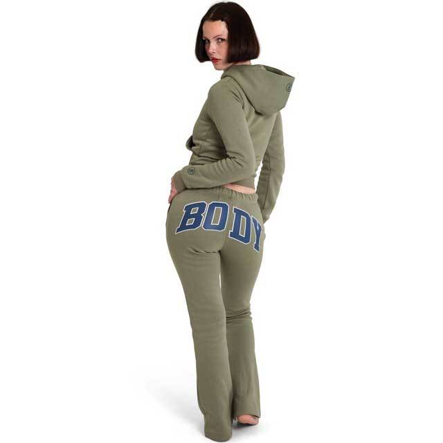 Embroidery Hooded Fall Sweatsuit Set