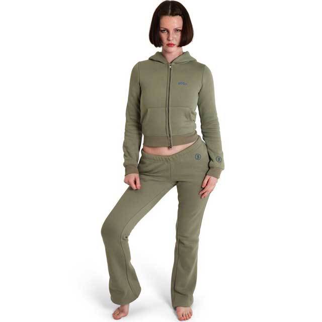 Embroidery Hooded Fall Sweatsuit Set