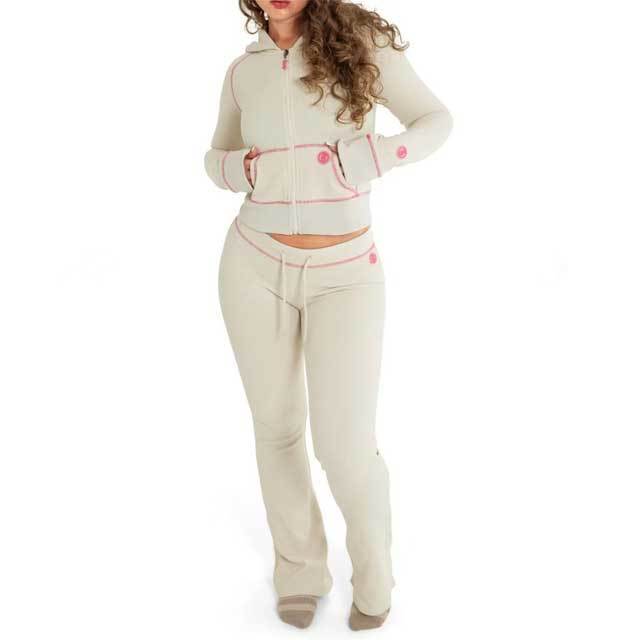 Hooded Long Sleeve Fall Jogging Suit