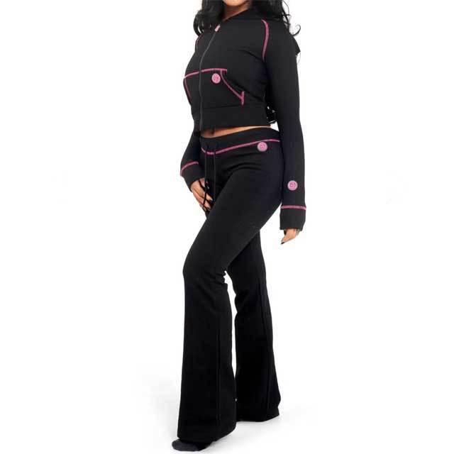 Hooded Long Sleeve Fall Jogging Suit