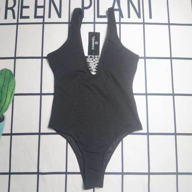 Pearl Hollow Out One Piece Swimsuit