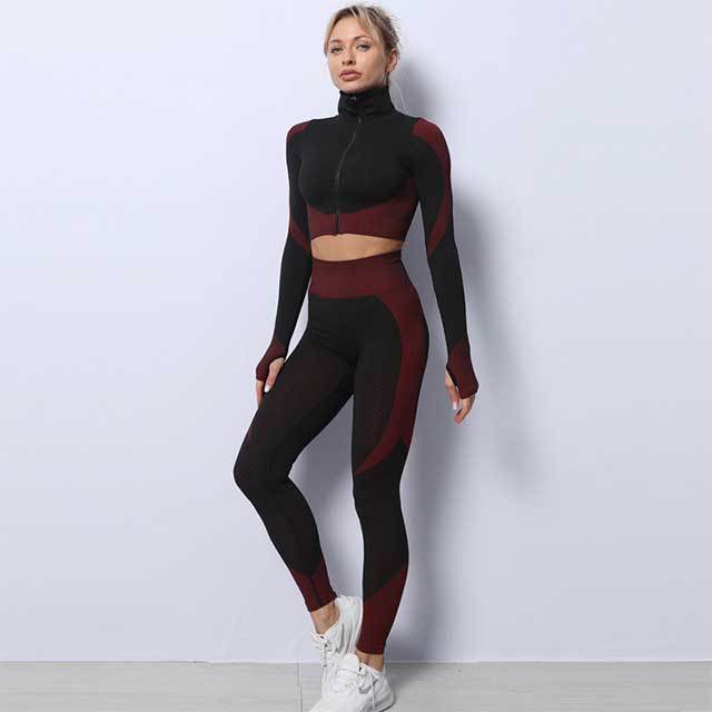 Activewear Seamless 3 Piece Pant Sets