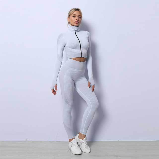 Activewear Seamless 3 Piece Pant Sets