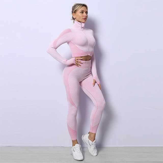 Activewear Seamless 3 Piece Pant Sets