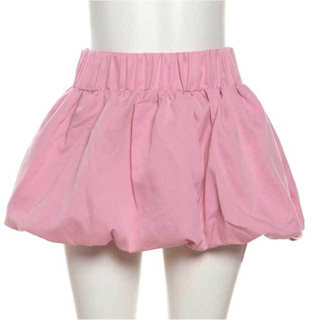 Leopard Print Tube Top Bubble Skirt Set