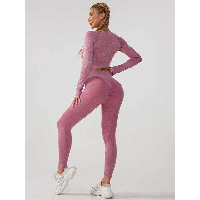 Seamless Knitting Yoga Pant Set