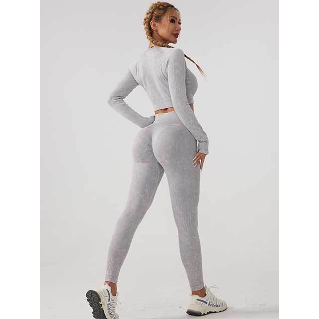 Seamless Knitting Yoga Pant Set