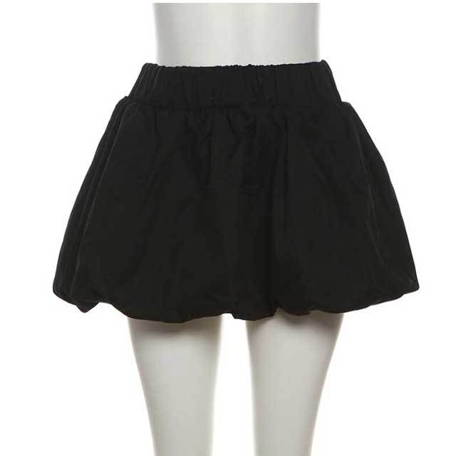 Printed Top Bubble Skirt Set(top+skirt+bow)