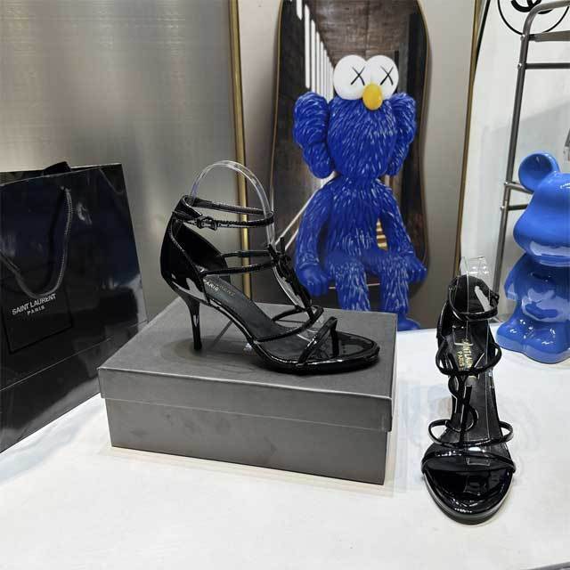 Fashion Logo High Heeled Sandals