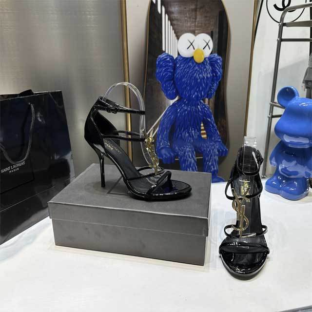 Fashion Logo High Heeled Sandals