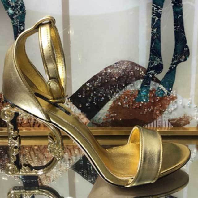 Special Shaped Heels Open Toe Sandals