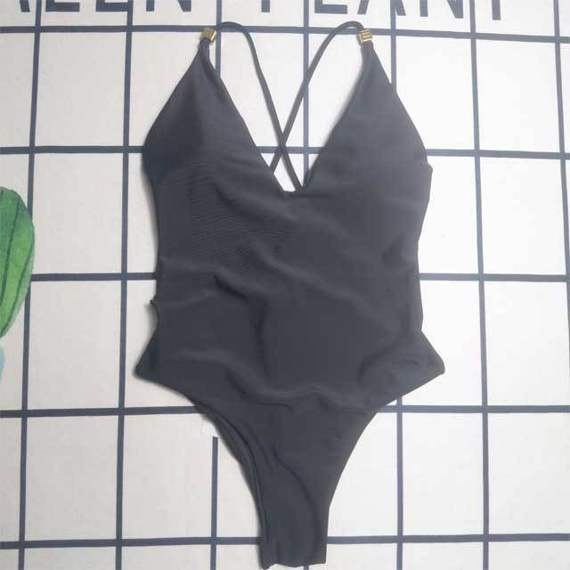 Crisscross Backless Sexy One Piece