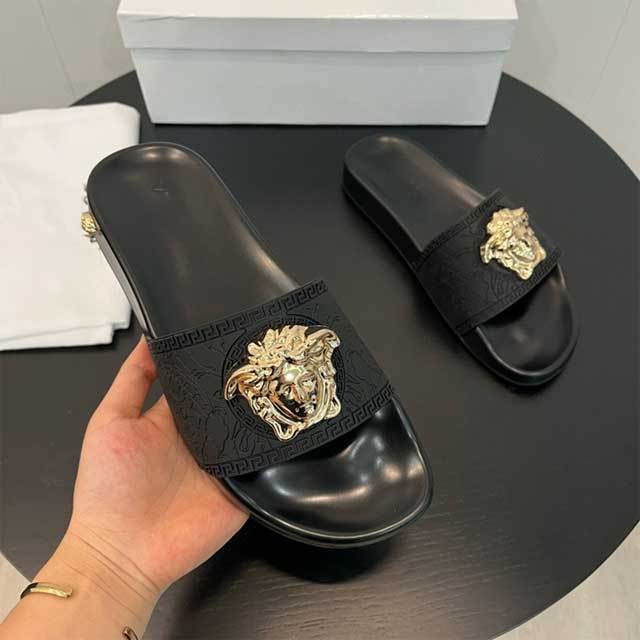 Fashion Logo Unisex Beach Slides