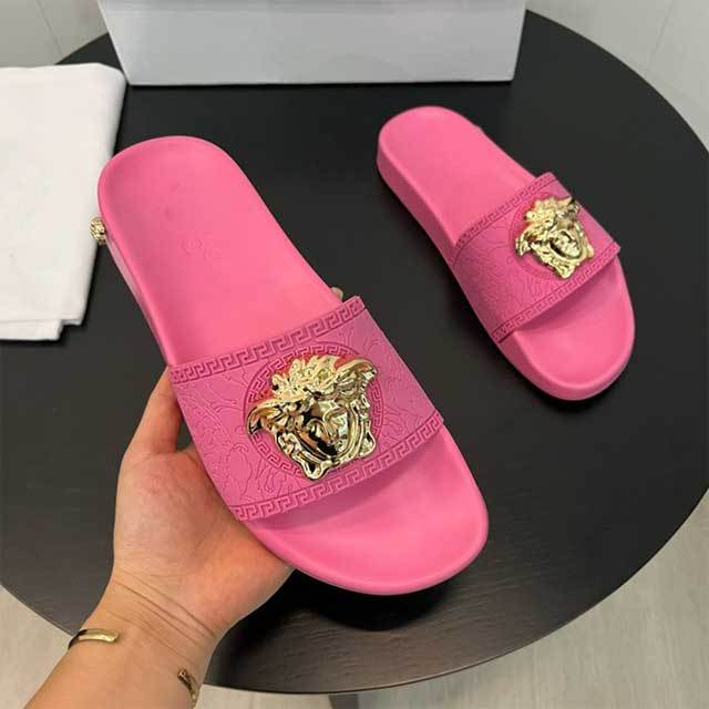 Fashion Logo Unisex Beach Slides