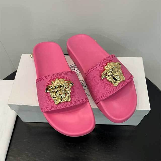 Fashion Logo Unisex Beach Slides