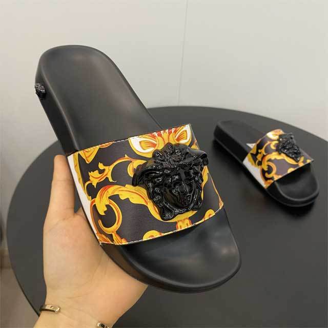 Fashion Logo Unisex Beach Slides