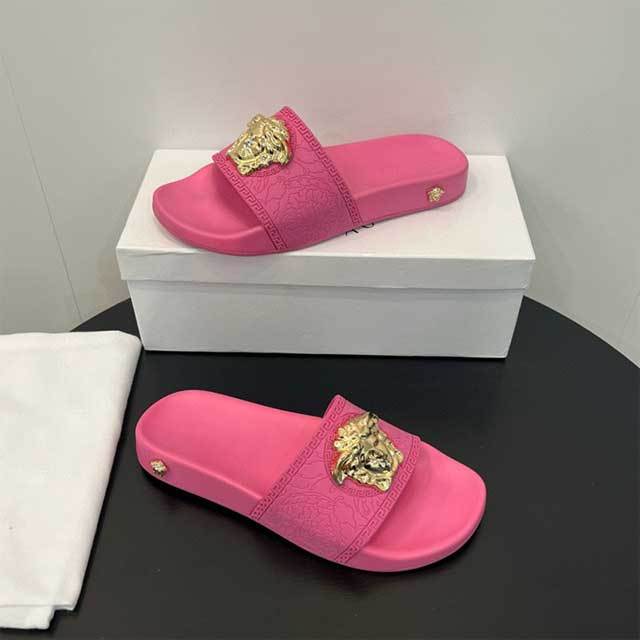 Fashion Logo Unisex Beach Slides