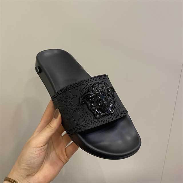 Fashion Logo Unisex Beach Slides