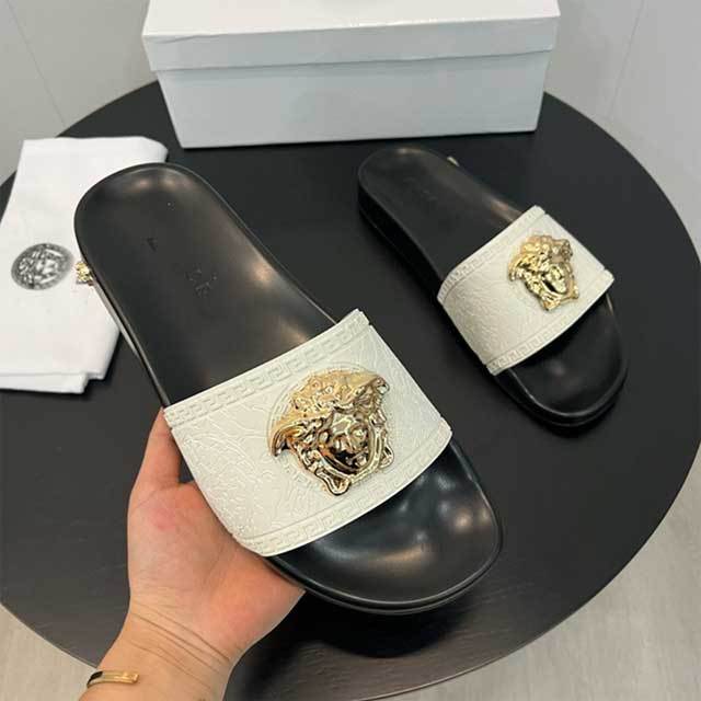Fashion Logo Unisex Beach Slides