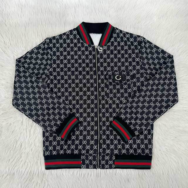Printed Zipper Fall Jacket