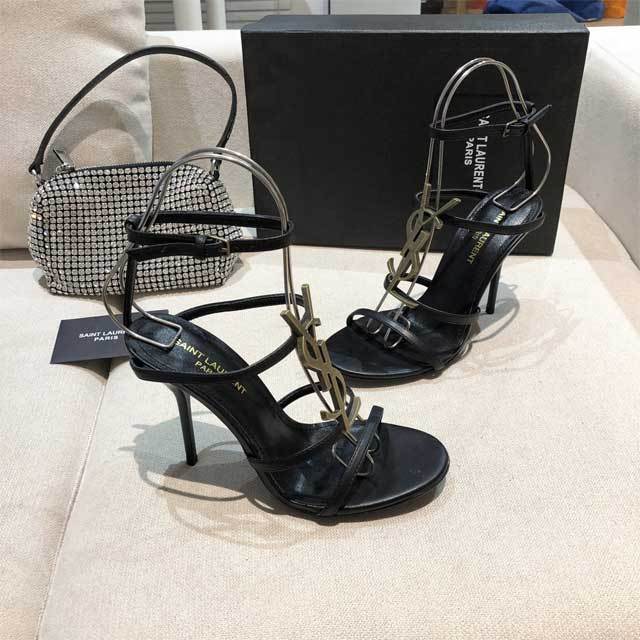 Fashion Logo High Heeled Sandals
