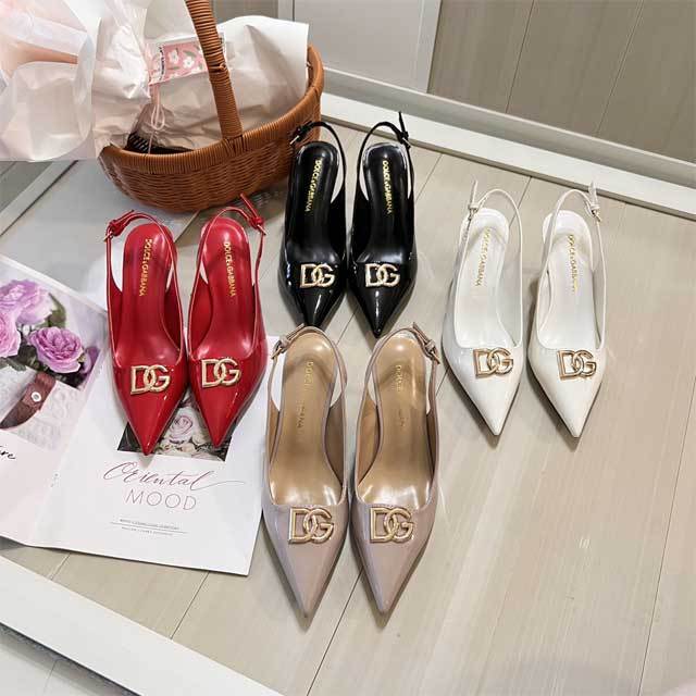 Leather Pointed Toe Hollow Out High Heels