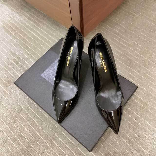 Pointed Toe Women Leather High Heels
